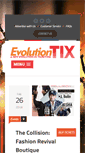 Mobile Screenshot of evolutiontix.com